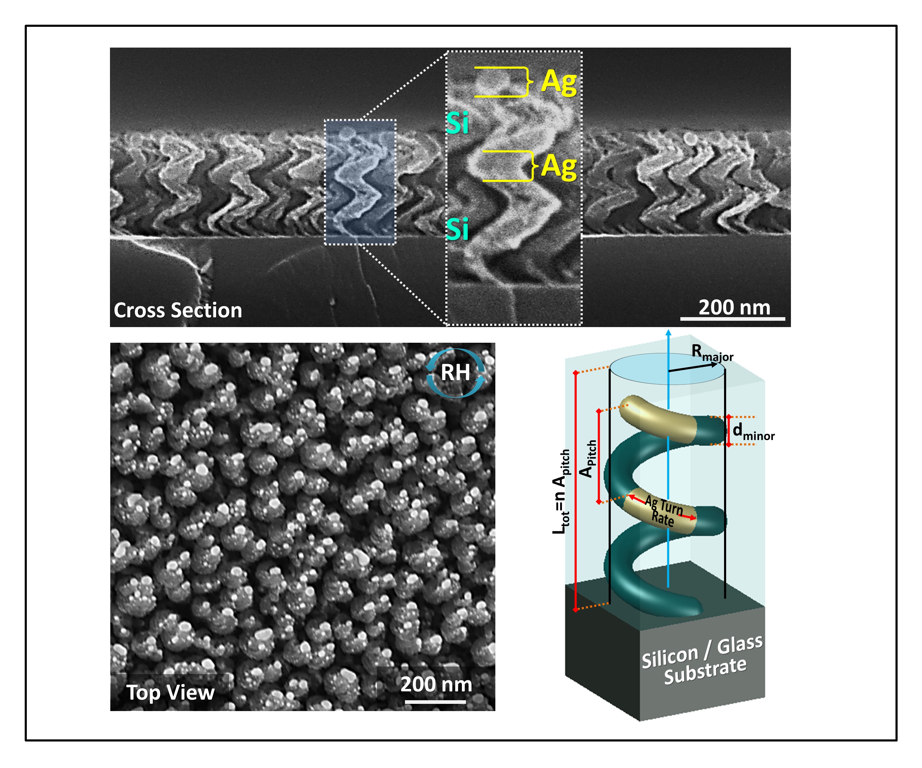 SiAg Chiral Metasurfaces